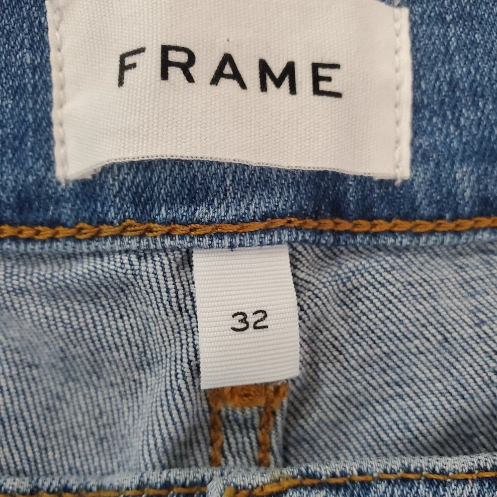 Frame Women's Size 32 Blue Le Palazzo High-Rise Wide Leg Denim Jeans Pants. - Picture 13 of 14